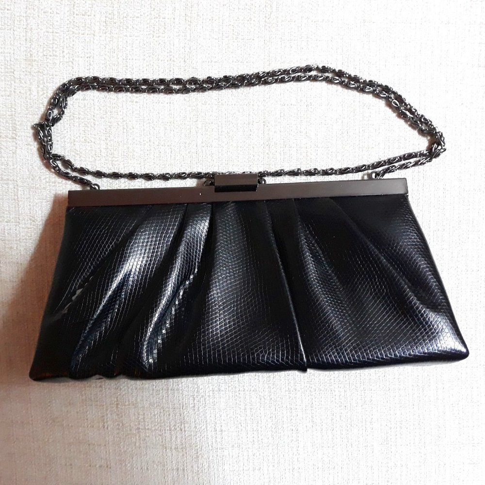 Jessica McClintock small bag with chain.